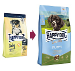 Happy Dog Puppy Sensible (Ягненок и рис)